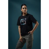 تیشرت زنانه هامتو مدل HUMTTO 28T380B-3