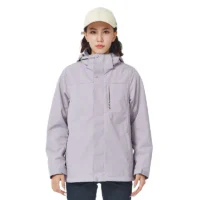 کاپشن دوپوش زنانه هامتو مدل HUMTTO 26C818B-1 رنگ یاسی